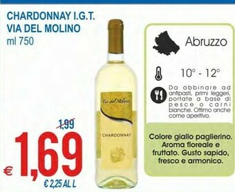 MD Discount Via del molino Chardonnay IGT offerta
