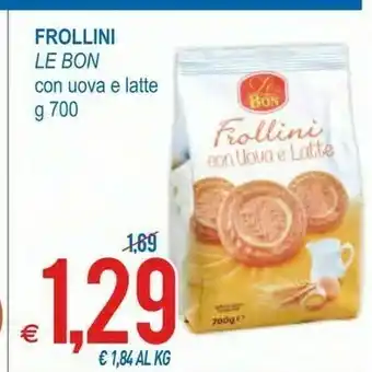MD Discount Le Bon Frollini Con Uova E Latte 700 G(ml) offerta