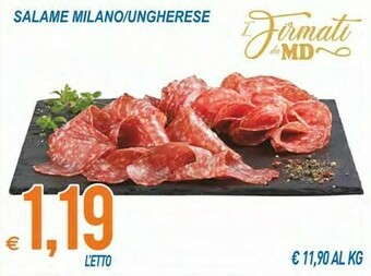 MD Discount Salame Milano offerta