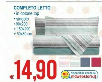 MD Discount Completo Letto offerta