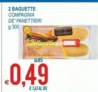 MD Discount Compagnia De' Panettieri - Baguette 300 G(ml) offerta