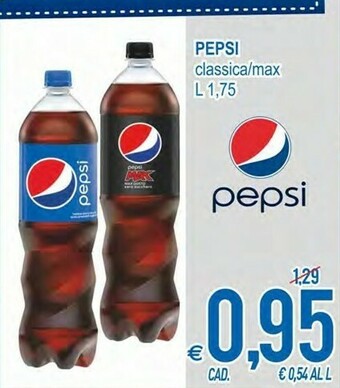 MD Discount Pepsi Max Gusto Zero Zucchero 1750 G(ml) offerta