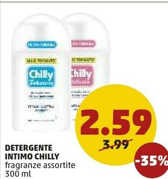 PENNY Chilly Detergente Intimo 300 Ml offerta