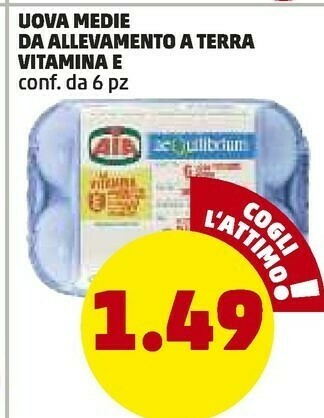 PENNY Aia Uova Medie Da Allevamento A Terra Vitamina E offerta