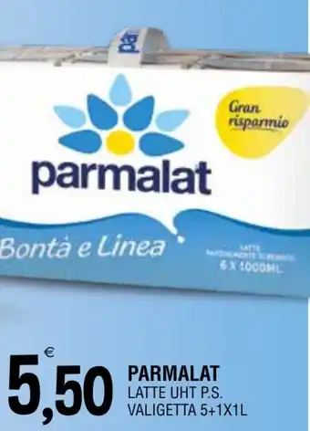 Al Discount PARMALAT LATTE UHT P.S. VALIGETTA 5+1X1L offerta