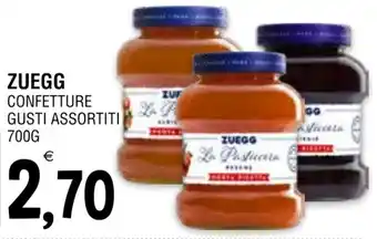 Al Discount ZUEGG CONFETTURE GUSTI ASSORTITI 700G offerta
