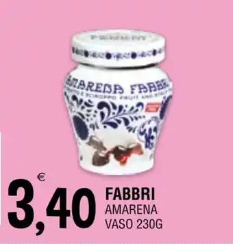 Al Discount FABBRI AMARENA VASO 230G offerta