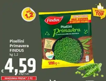 Paghi Poco Pisellini Primavera FINDUS kg 1,2 offerta