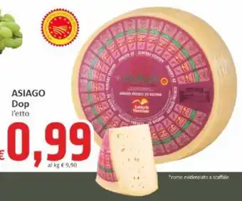 Paghi Poco ASIAGO Dop l'etto offerta