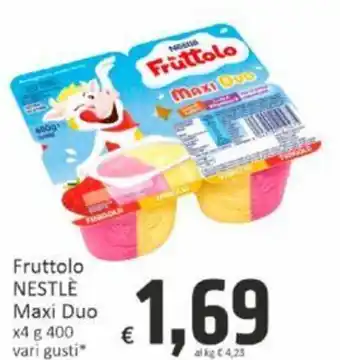 Paghi Poco Fruttolo NESTLÈ Maxi Duo x4 g 400 vari gusti offerta