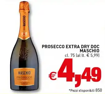 PROSECCO EXTRA DRY DOC MASCHIO cl. 75