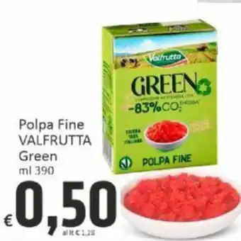Paghi Poco Polpa Fine VALFRUTTA Green ml 390 offerta