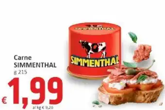 Paghi Poco Carne SIMMENTHAL g 215 offerta