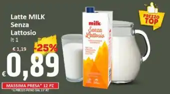 Paghi Poco Latte MILK Senza Lattosio lt 1 offerta