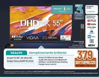 Expert Smart TV 55" 4K Ultra HD offerta