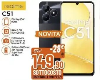 Expert realme C51 offerta