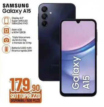 Expert SAMSUNG Galaxy A15 offerta