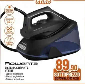 Expert Rowenta SISTEMA STIRANTE offerta