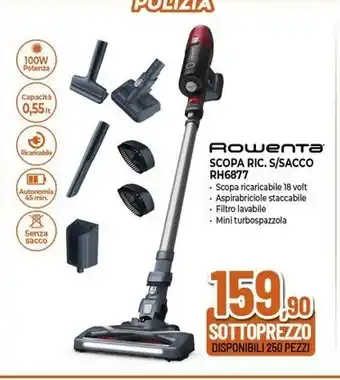 Expert Rowenta SCOPA RIC. S/SACCO RH6877 offerta