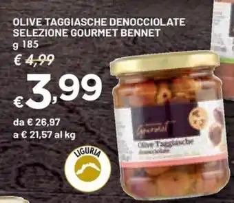 Bennet OLIVE TAGGIASCHE DENOCCIOLATE SELEZIONE GOURMET BENNET offerta