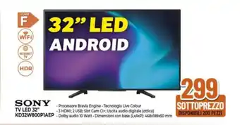 Expert SONY TV LED 32" offerta