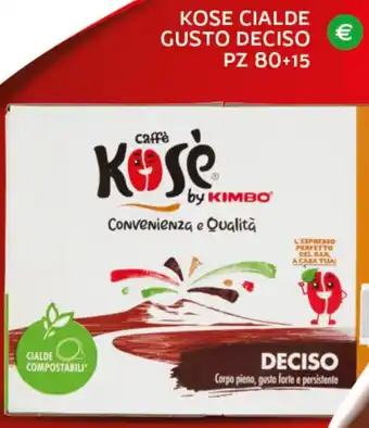 Extra Supermercati KOSE CIALDE GUSTO DECISO offerta