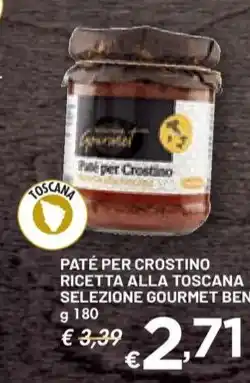 Bennet PATÉ PER CROSTINO RICETTA ALLA TOSCANA SELEZIONE GOURMET BENNET offerta