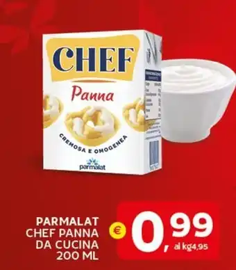 Extra Supermercati PARMALAT CHEF PANNA DA CUCINA 200 ML offerta