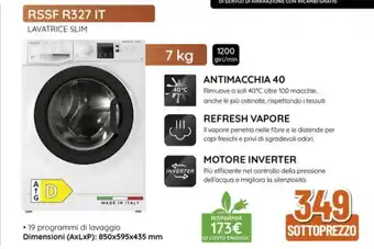 Expert Whirlpool Lavatrice Slim offerta