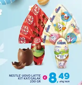 Extra Supermercati NESTLE UOVO LATTE KIT KAT/GALAK 230 GR offerta