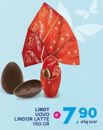 LINDT UOVO LINDOR LATTE 150 GR