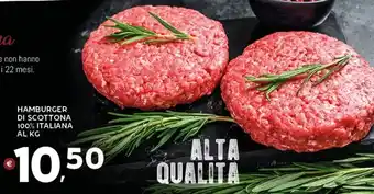 Extra Supermercati HAMBURGER DI SCOTTONA offerta