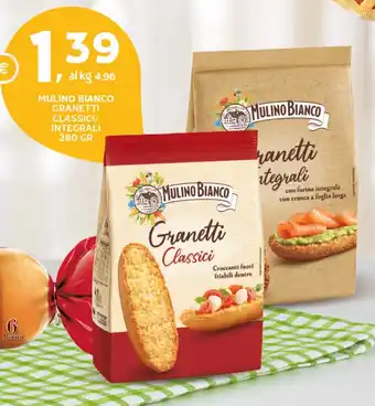 Extra Supermercati MULINO BIANCO GRANETTI CLASSICI/ INTEGRALI 280 GR offerta