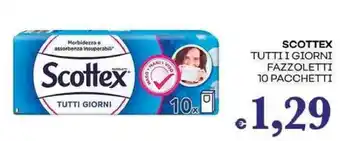 Pilato SCOTTEX TUTTI I GIORNI FAZZOLETTI 10 PACCHETTI offerta