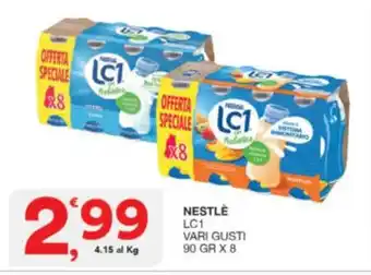 Sisa NESTLÈ LC1 VARI GUSTI 90 GR X 8 offerta