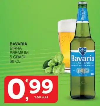 Sisa BAVARIA BIRRA PREMIUM 5 GRADI 66 CL offerta