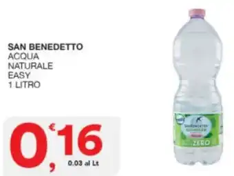 Sisa SAN BENEDETTO ACQUA NATURALE EASY 1 LITRO offerta