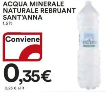 Ipercoop Acqua Minerale NATURALE REBRUANT SANT'ANNA offerta