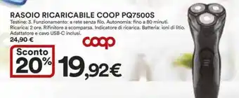 RASOIO RICARICABILE COOP PQ7500S
