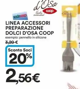 Ipercoop LINEA ACCESSORI PREPARAZIONE DOLCI D'OSA COOP offerta