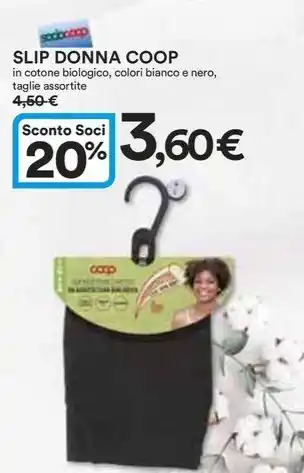 Ipercoop SLIP DONNA COOP offerta