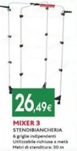 Proshop MIXER 3 STENDIBIANCHERIA offerta