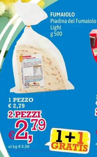 A&O FUMAIOLO Piadina del Fumaiolo Light g 500 offerta