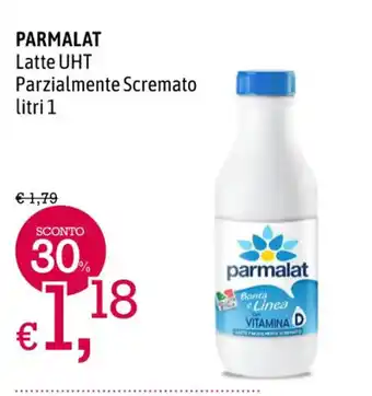 A&O PARMALAT Latte UHT Parzialmente Scremato litri 1 offerta