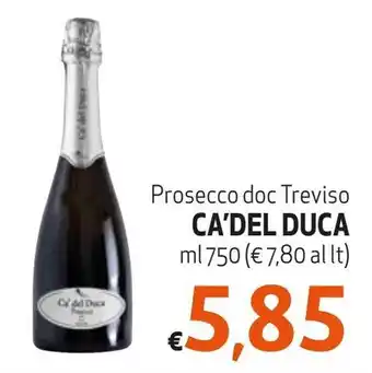 Prosecco doc Treviso CA'DEL DUCA ml 750