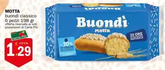 Crai MOTTA buondi classico 6 pezzi 198 gr offerta
