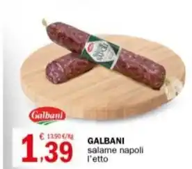 GALBANI salame napoli l'etto