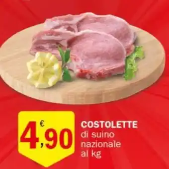 Crai COSTOLETTE di suino nazionale offerta