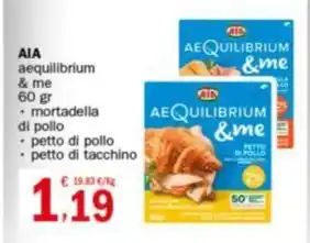 Crai AIA aequilibrium & me 60 gr offerta