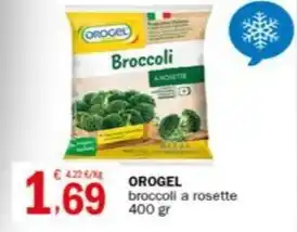 Crai OROGEL broccoli a rosette 400 gr offerta